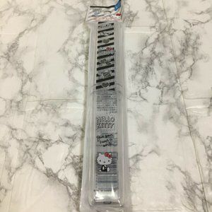 TWO(2) HELLO KITTY CLEAR PLASTIC TOOTHBRUSH HOLDERS